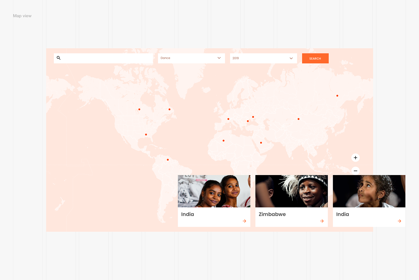 brave kids map view