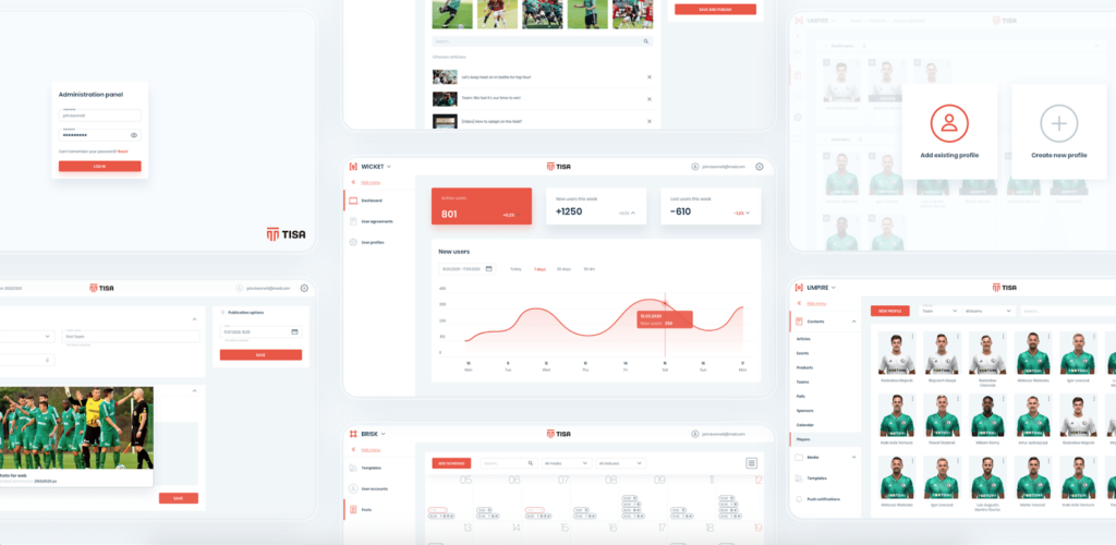 TISA design system – BRISK, UMPIRE, WICKET