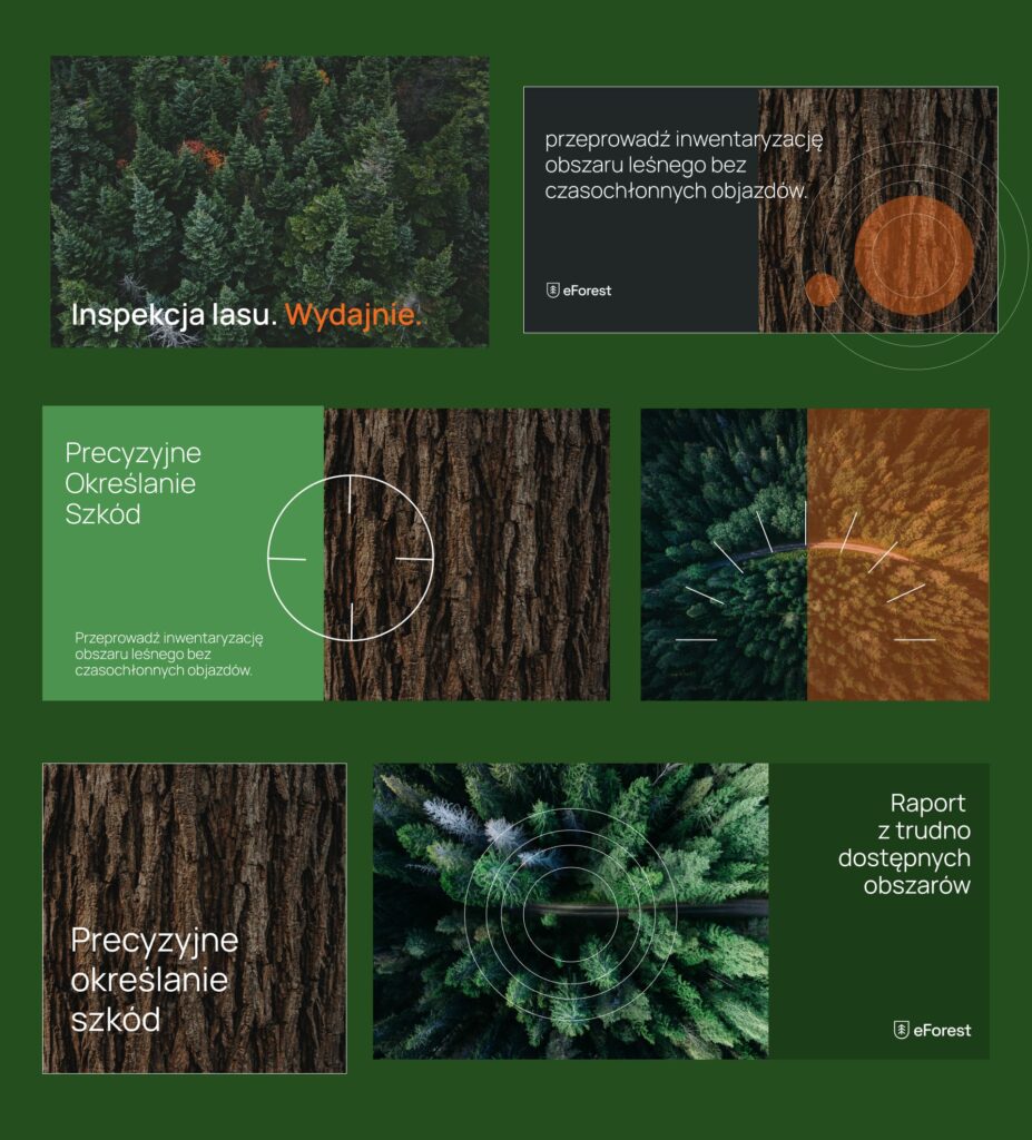 eForest first design mock-up implementation