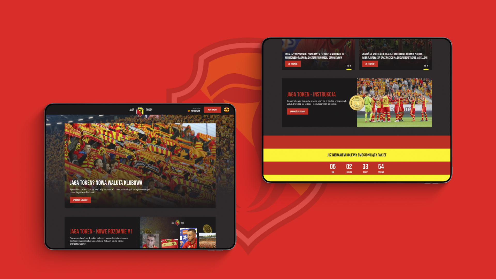 Jaga Token Jagiellonia website strona internetowa